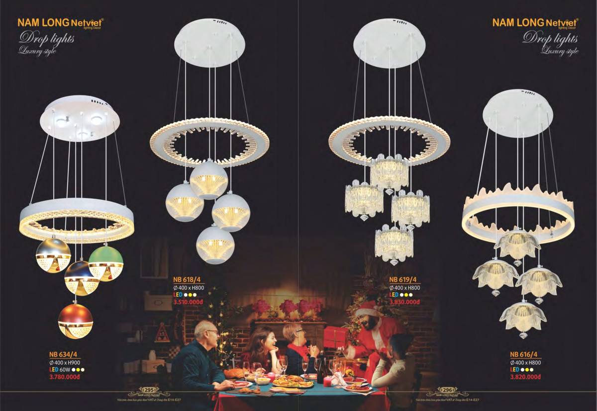 Đèn trang trí NAM LONG Catalogue và Bảng giá tại Bình Dương /Page 42